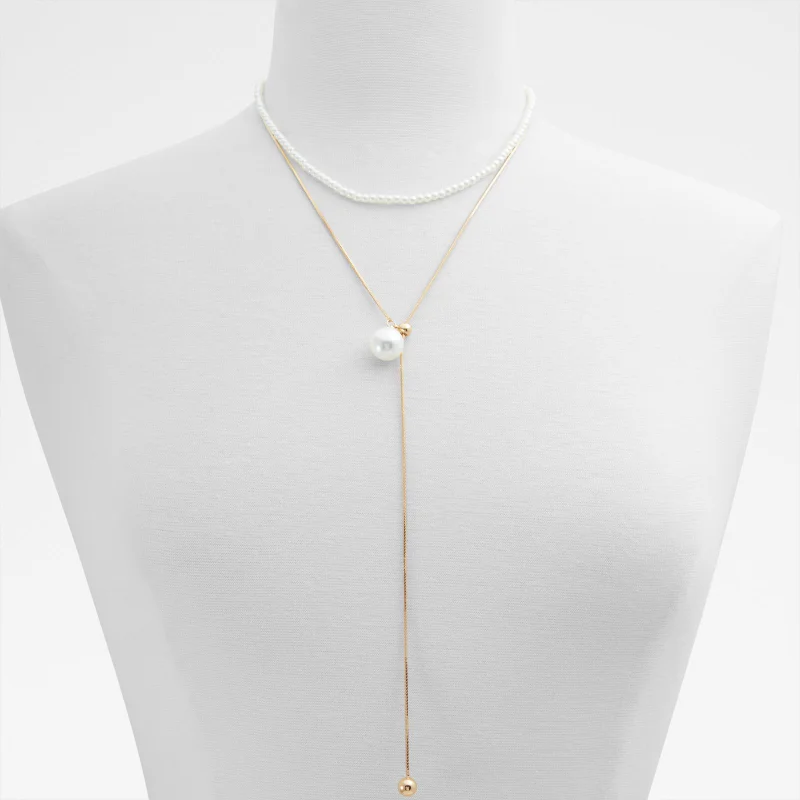 ALDO PEARLYNNE Pearl Detail Layered Necklace